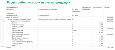 1С:Управление предприятием общепита. Клиентская лицензия на 1 рабочее место