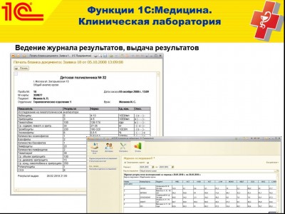 1С:Медицина. Клиническая лаборатория